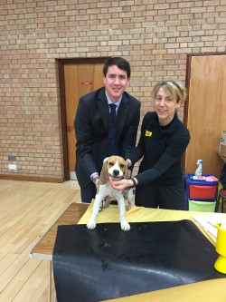 Mark and Alfie ‘Chip In’ Support for Dog Policy