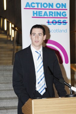 Griffin Hosts Reception for Action on Hearing Loss