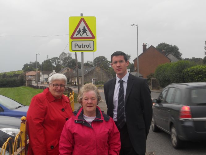 Mark sees first-hand the problems of speeding cars in Queenzieburn