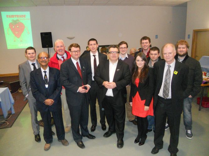 Shadow UK Cabinet Minister Tom Watson MP, joins Mark, Gregg McClymont MP, councillors and other activists
