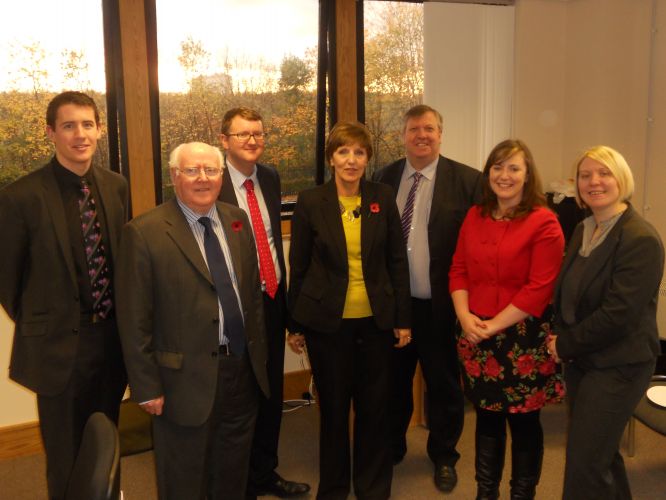 Mark meets with fellow Lanarkshire Parliamentarians in Coatbridge