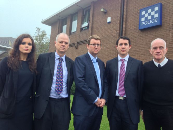 Mark joins Cumbernauld's MP and Councillors in condemning police cuts