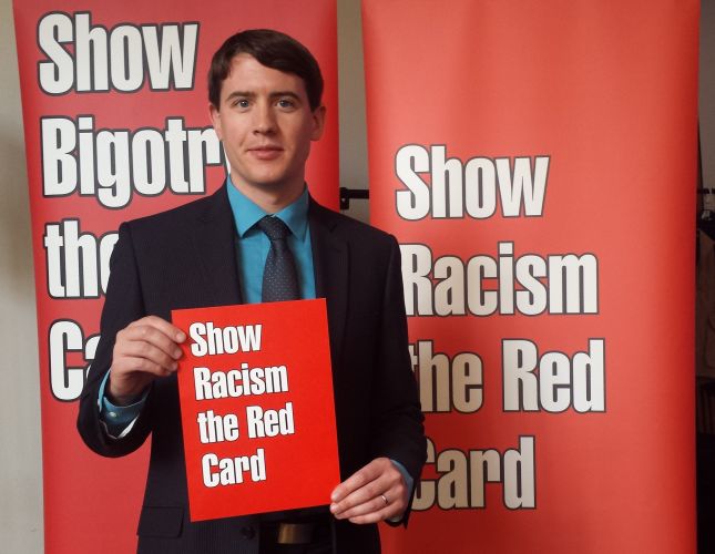 Mark supports Show Racism the Red Card