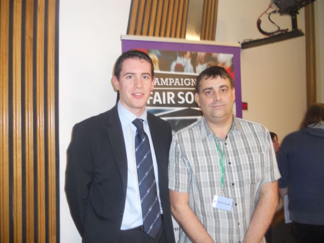 Mark welcomes Fair Society campaigner to Holyrood