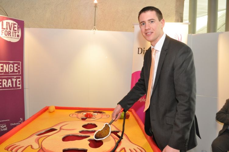 Mark highlights the importance of healthy eating in tackling diabetes