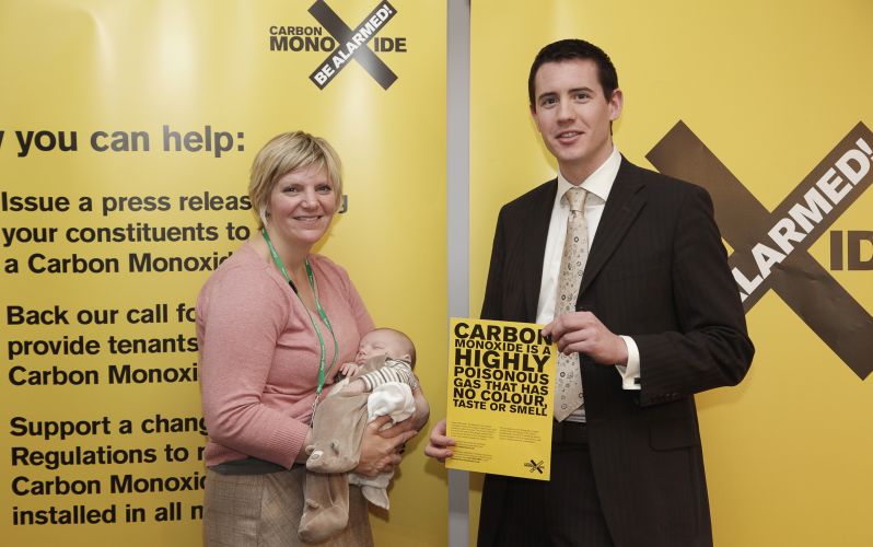 Mark highlights the risks of carbon monoxide and the importance of installing alarsm