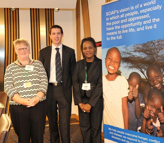 Mark joins representatives from SCIAF in Parliament