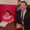 Mark joins Kildrum Gran Iris Henderson in welcoming Labour's action against the Bedroom Tax<br/><a href="gallery/campaigning-in-our-communities/50/add/#comments">Add comment</a>